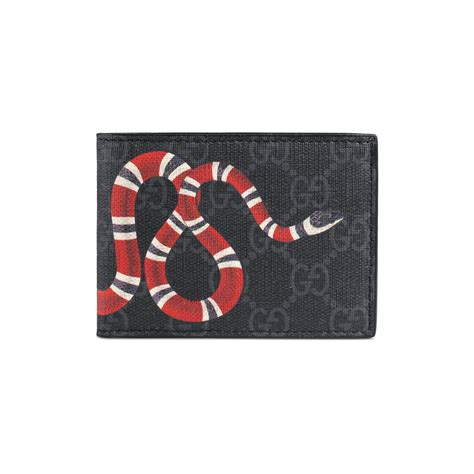 gucci snake wallwt|Gucci snake wallet men's.